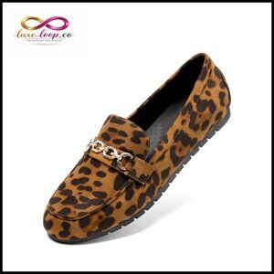 Women's Slip-On‎ Loafers Comfortable Flat Shoes Lightweight Arch Support